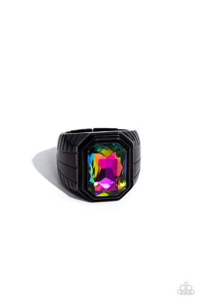 CAVALIER CLAIM - MULTI OIL SPILL BLACK URBAN RING - 2023 CONVENTION EXCLUSIVE - PAPARAZZI