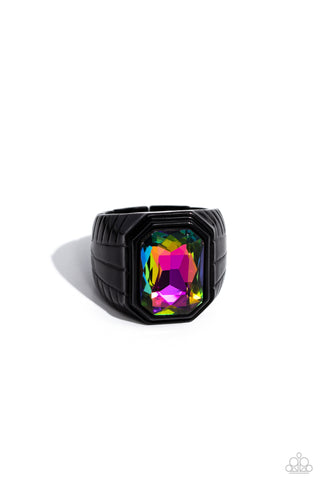 CAVALIER CLAIM - MULTI OIL SPILL BLACK URBAN RING - 2023 CONVENTION EXCLUSIVE - PAPARAZZI