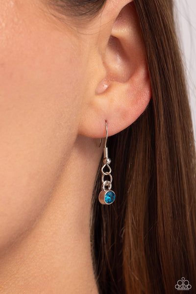 ROMANTIC RECOGNITION- BLUE HEART GEM - PAPARAZZI