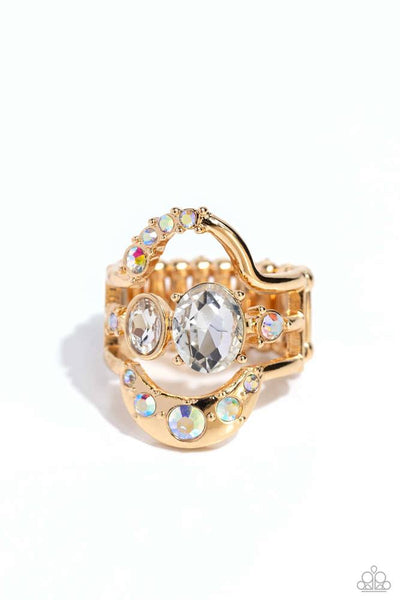 SHOPAHOLIC STATEMENT - GOLD - PAPARAZZI