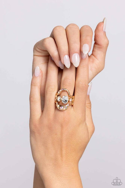 SHOPAHOLIC STATEMENT - GOLD - PAPARAZZI