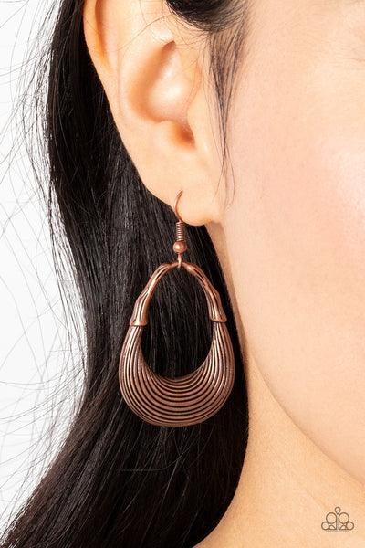 Terra Timber - Copper   February 2023 Fashion Fix Exclusive Earrings