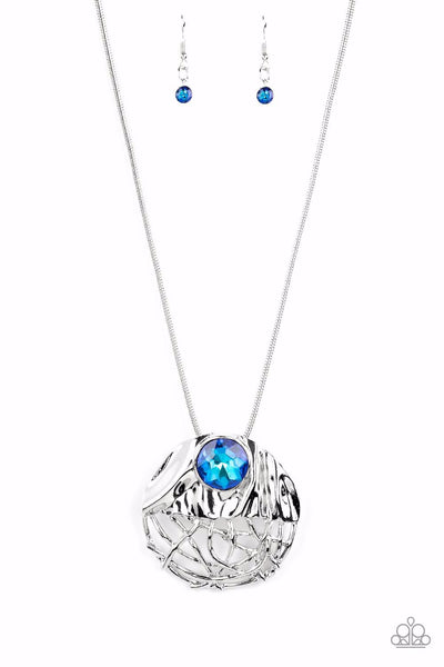 Lush Lattice - Blue February 2023 Fashion Fix Exclusive Necklace
