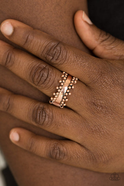 HEAVY METAL MUSE - COPPER RING - PAPARAZZI