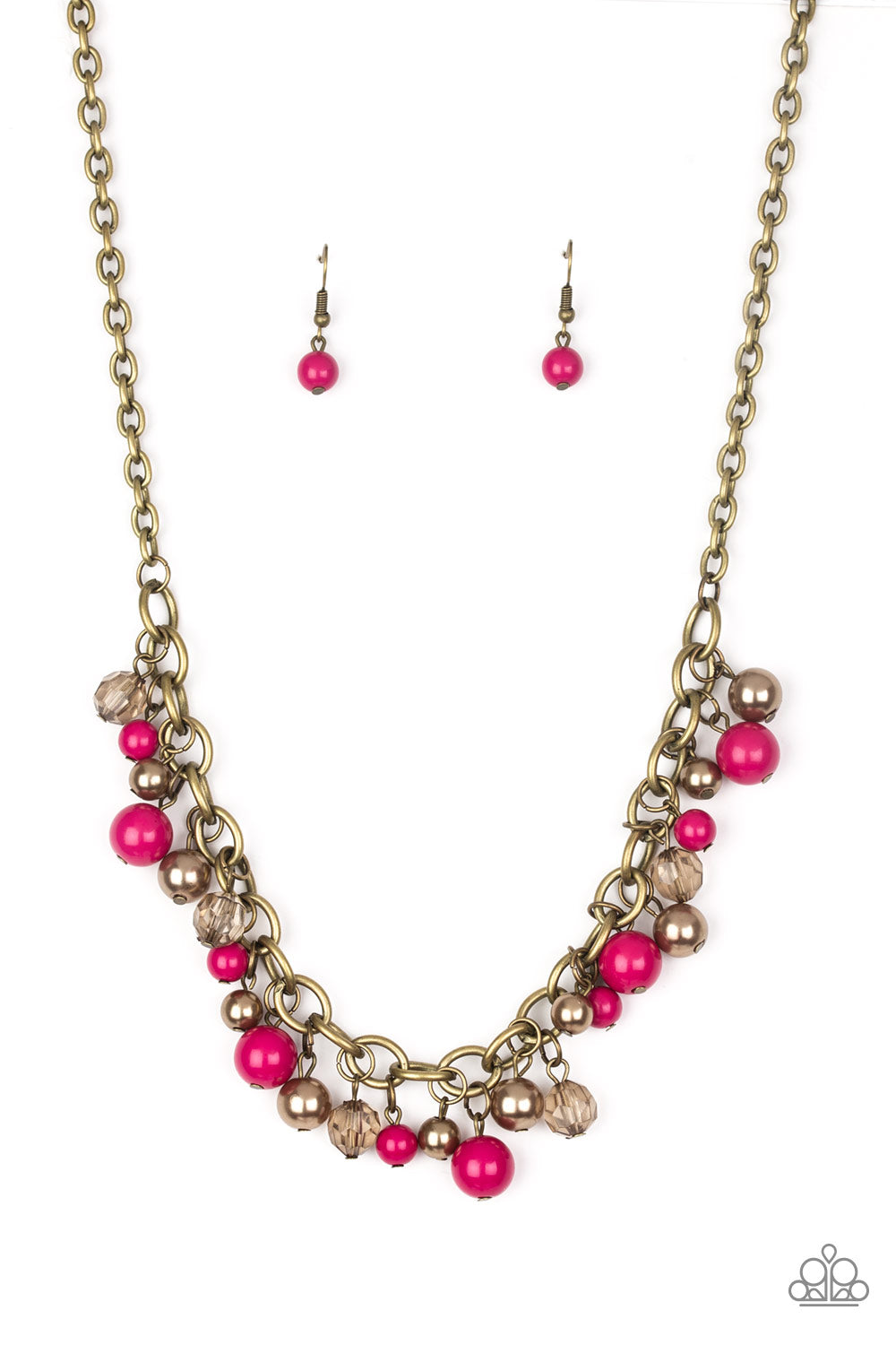 THE GRIT CROWD - PINK NECKLACE - PAPARAZZI