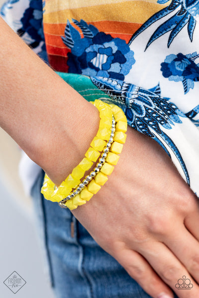 GLIMPSES OF MALIBU - COMPLETE TREND BLEND SET - PAPARAZZI - FASHION FIX JULY 2021