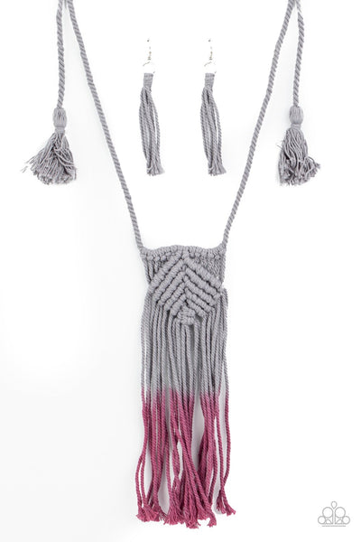 Look at Macrame Now - Purple