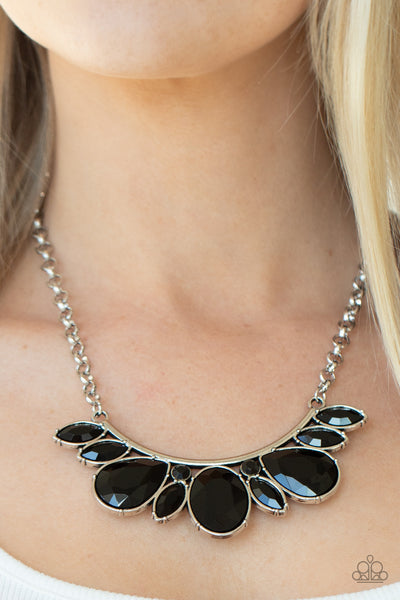 NEVER SLAY NEVER - BLACK NECKLACE PAPARAZZI