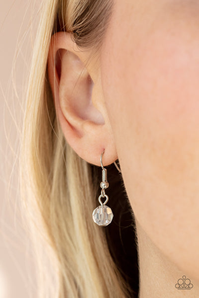 TEASINGLY TRENDY - BROWN BEAD CAT'S EYE STONE SILVER NECKLACE - PAPARAZZI