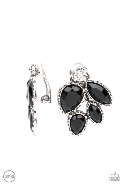 Fancy Foliage - Black  CLIP ON