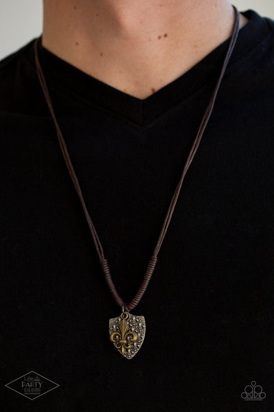 SHIELDED SIMPLICITY - BRASS - PAPARAZZI