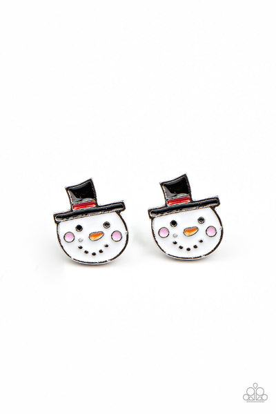 STARLET SHIMMER CHRISTMAS REINDEER SANTA ELF SNOWMAN PENGUIN EARRINGS SET OF 5