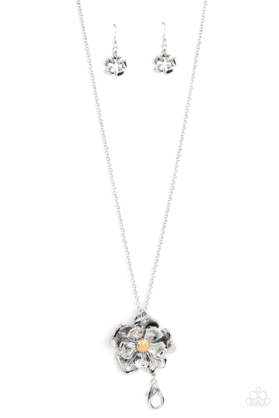 Homegrown Glamour - Silver Lanyard