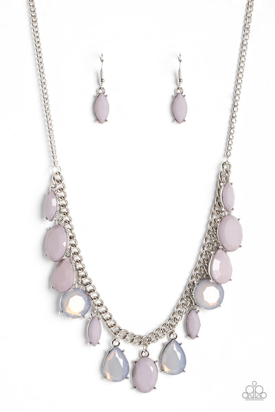 FAIRYTALE FORTUITY - SILVER BEAD NECKLACE - PAPARAZZI