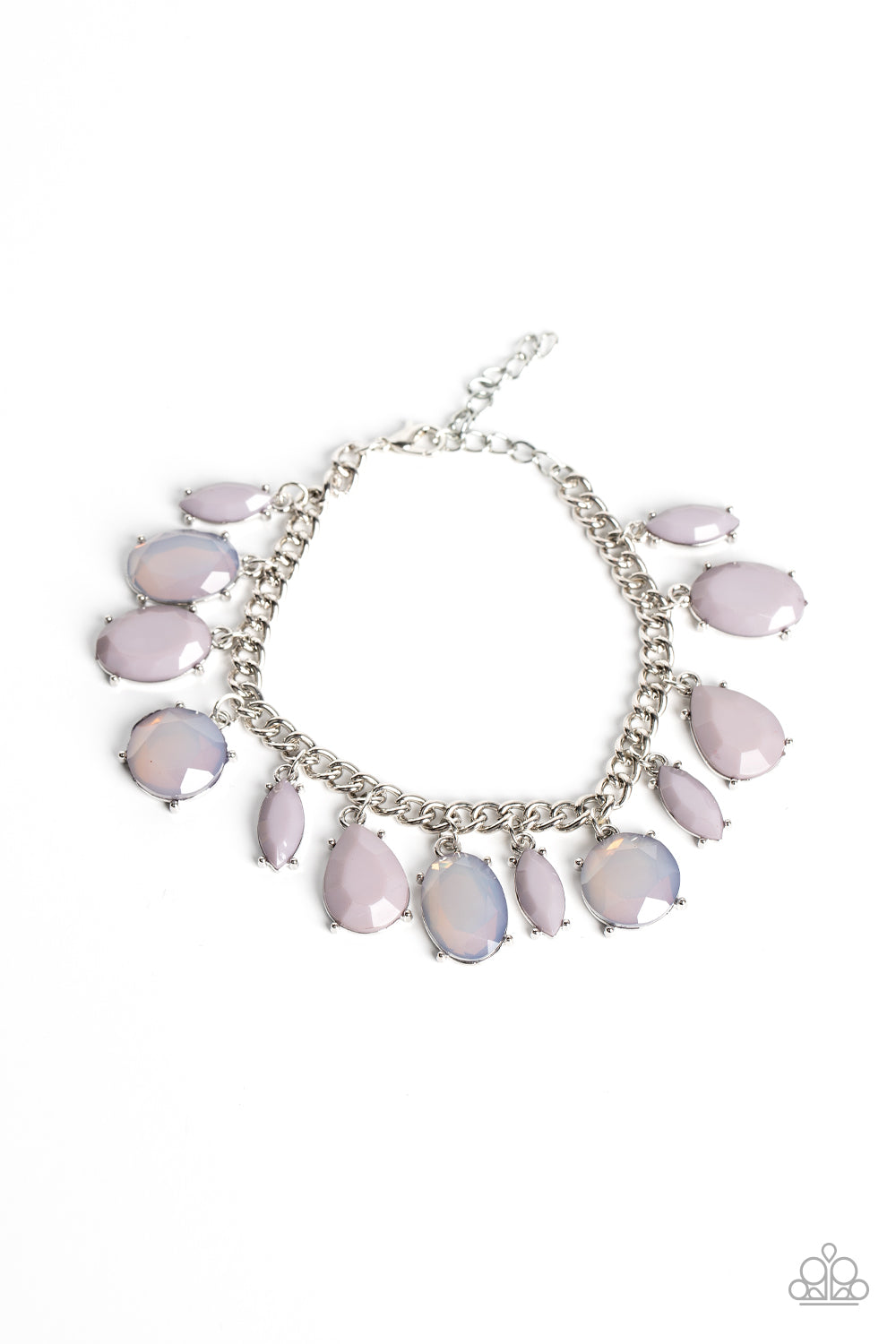 SERENDIPITOUS SHIMMER - SILVER BEAD BRACELET - PAPARAZZI