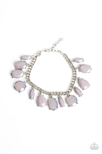 SERENDIPITOUS SHIMMER - SILVER BEAD BRACELET - PAPARAZZI