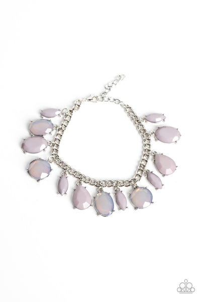 SERENDIPITOUS SHIMMER - SILVER BEAD BRACELET - PAPARAZZI