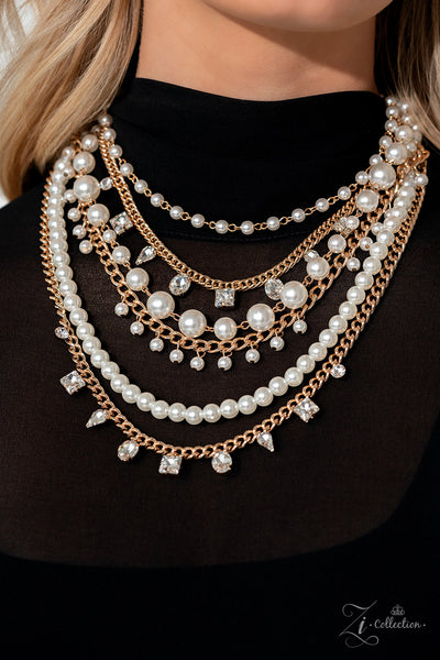 ARISTOCRATIC - GOLD 2023 ZI COLLECTION NECKLACE - PAPARAZZI